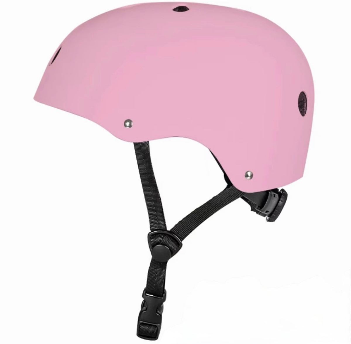 Bayriders Helmet in Pink, side profile