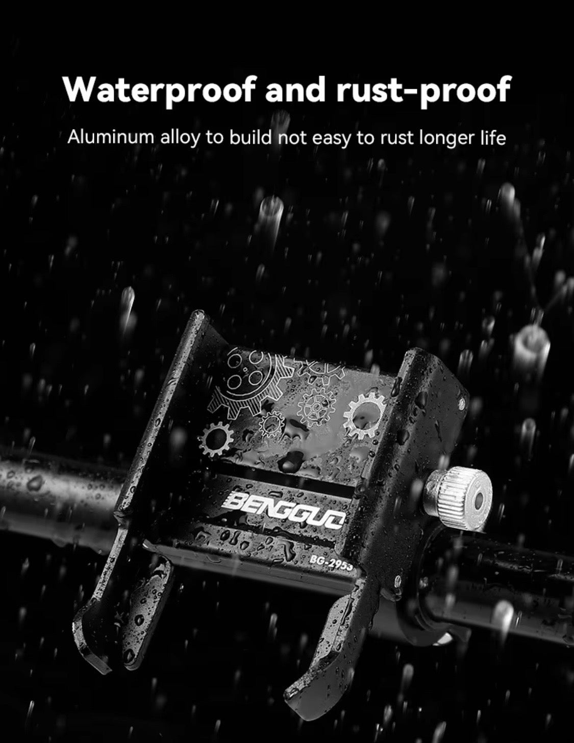 Waterproof and rust-proof aluminium alloy build