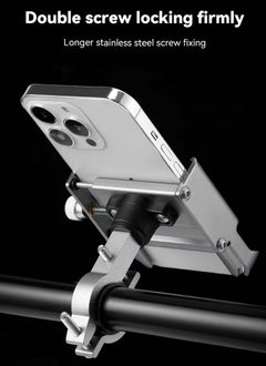 Double screw stainless steel handlebar fixing thumbnail 2